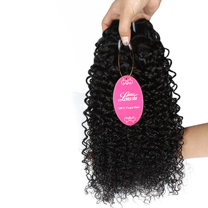 Hair Bundles Kinky Curly Hair Buns Brazilian Real Hair Curly Can Be Dyed - Amazhona 