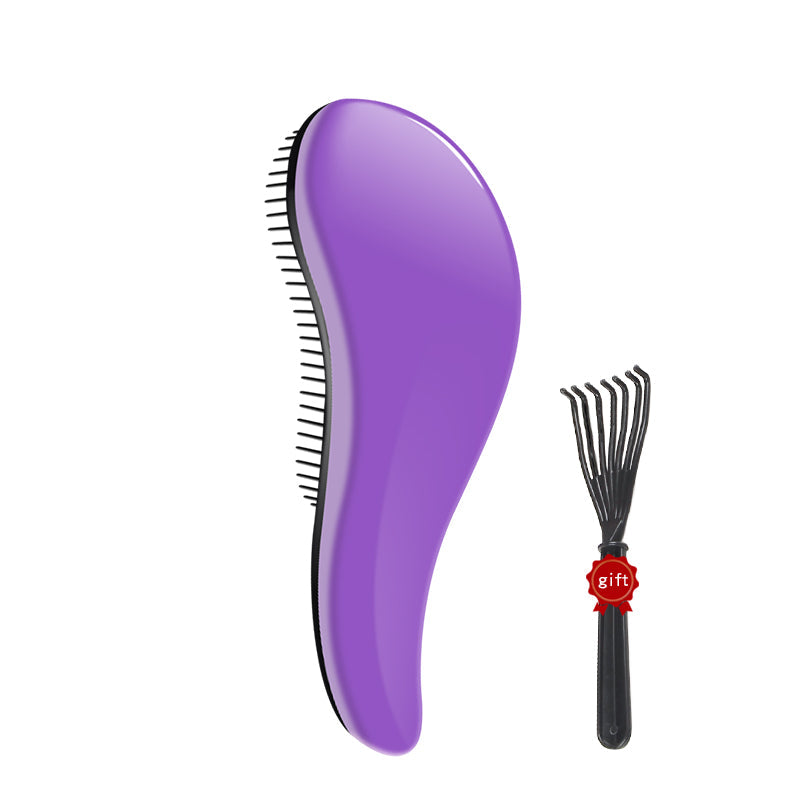 Hair Comb Detangling Hair Brush Women Haircare Anti-knot Styling Barber Hotcomb - Amazhona 