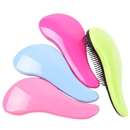 Hair Comb Detangling Hair Brush Women Haircare Anti-knot Styling Barber Hotcomb - Amazhona 