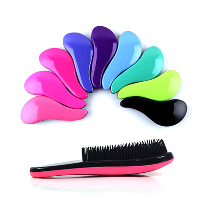 Hair Comb Detangling Hair Brush Women Haircare Anti-knot Styling Barber Hotcomb - Amazhona 