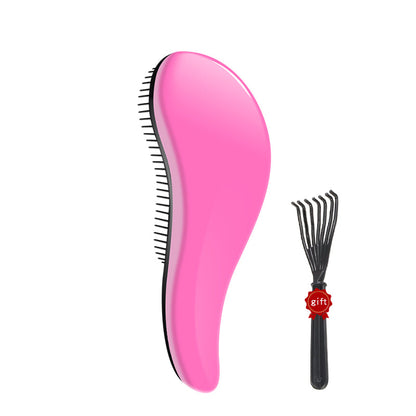 Hair Comb Detangling Hair Brush Women Haircare Anti-knot Styling Barber Hotcomb - Amazhona 