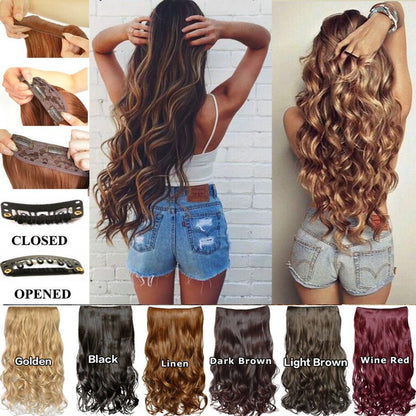 Hair Extension Piece Roll One Piece Europe And America - Amazhona 