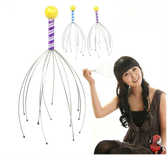 Hair Hair Raising Octopus Scalp Massager Massage Claw Manual Massager Head Massager  Grasper - Amazhona 