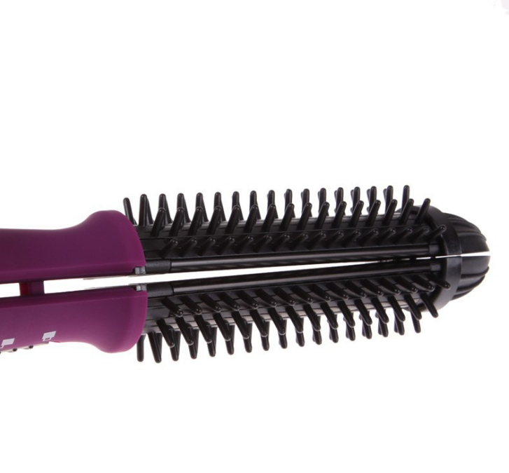 Hair curling stick dual-purpose hair straightener buckle hair curler electric coil comb plywood - Amazhona 