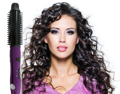 Hair curling stick dual-purpose hair straightener buckle hair curler electric coil comb plywood - Amazhona 