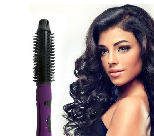 Hair curling stick dual-purpose hair straightener buckle hair curler electric coil comb plywood - Amazhona 