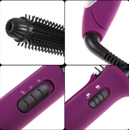 Hair curling stick dual-purpose hair straightener buckle hair curler electric coil comb plywood - Amazhona 