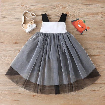 Halloween Dress European And American Cute Net Yarn Childrens Skirt - Amazhona 