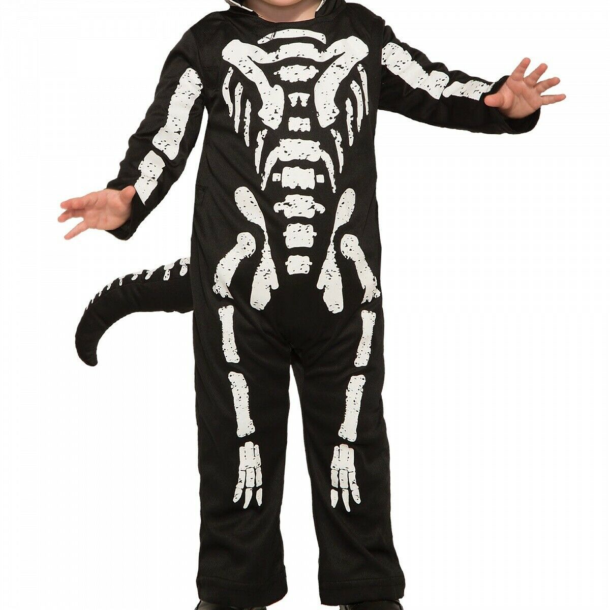 Halloween Skeleton Scary Cosplay Children Costume  Clothes - Amazhona 