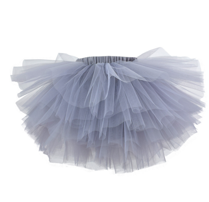 Halloween costume girls 6 layer tutu fluffy tulle little princess dance petticoat TUTU multi-layer skirt - Amazhona 