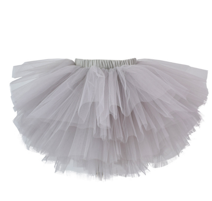 Halloween costume girls 6 layer tutu fluffy tulle little princess dance petticoat TUTU multi-layer skirt - Amazhona 