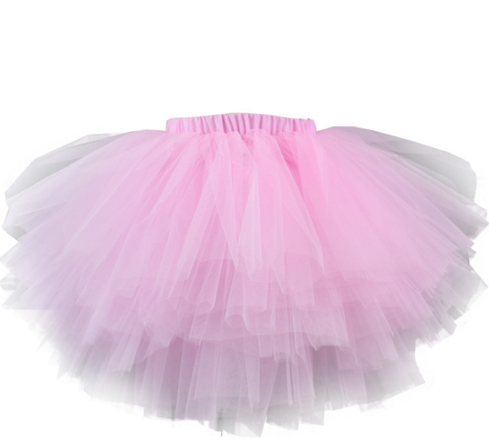 Halloween costume girls 6 layer tutu fluffy tulle little princess dance petticoat TUTU multi-layer skirt - Amazhona 