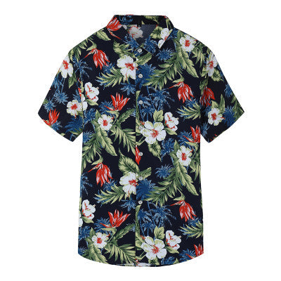 Hawaiian printed men's shirt - Amazhona 