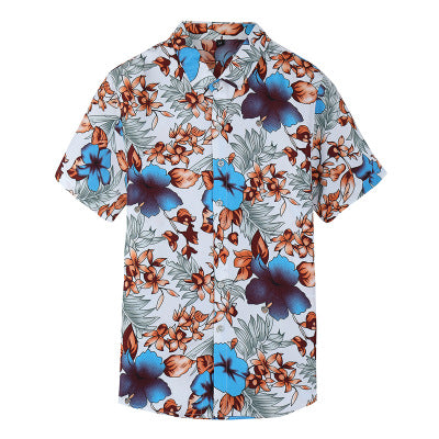 Hawaiian printed men's shirt - Amazhona 