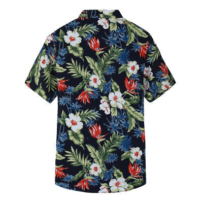 Hawaiian printed men's shirt - Amazhona 