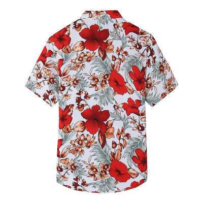 Hawaiian printed men's shirt - Amazhona 