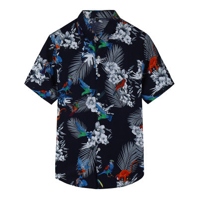 Hawaiian printed men's shirt - Amazhona 