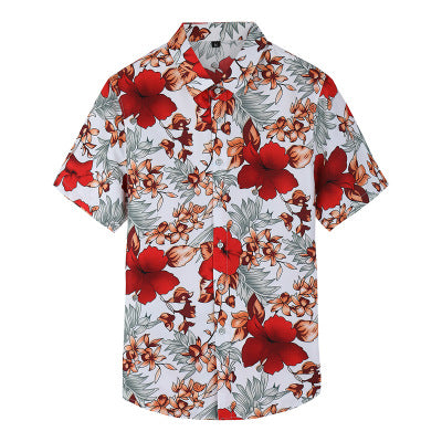 Hawaiian printed men's shirt - Amazhona 