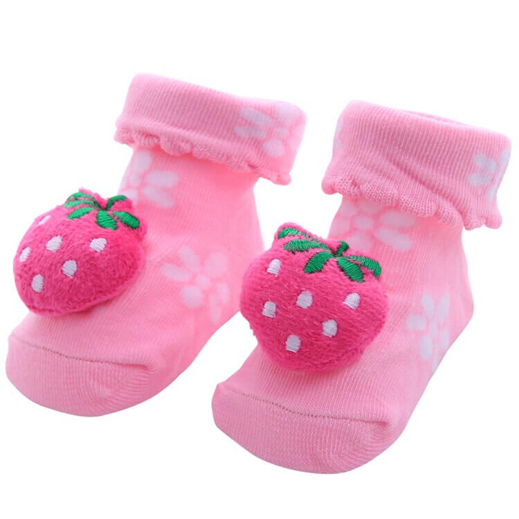 0-1 Years Spring Autumn Soft Cotton Baby Girls Socks Newborn Cartoon Animal Baby Socks Infant Baby Boy Sock Anti Slip Floor Sock - Amazhona 