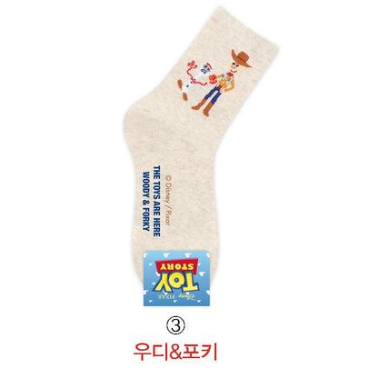 Disney Casual Ladies Socks Cartoon Minnie Mickey Donald Duck Pattern Socks Winnie The Bear In The Tube Cotton Socks - Amazhona 