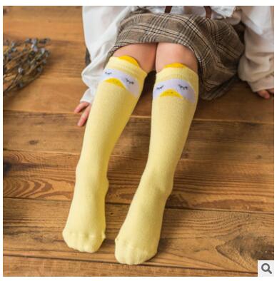 Baby Girls Socks legs warm Fox print Cotton sokken Character Knee Socks Kid Clothing unisex Toddler Boot Socks Cartoon - Amazhona 