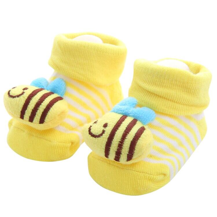 0-1 Years Spring Autumn Soft Cotton Baby Girls Socks Newborn Cartoon Animal Baby Socks Infant Baby Boy Sock Anti Slip Floor Sock - Amazhona 