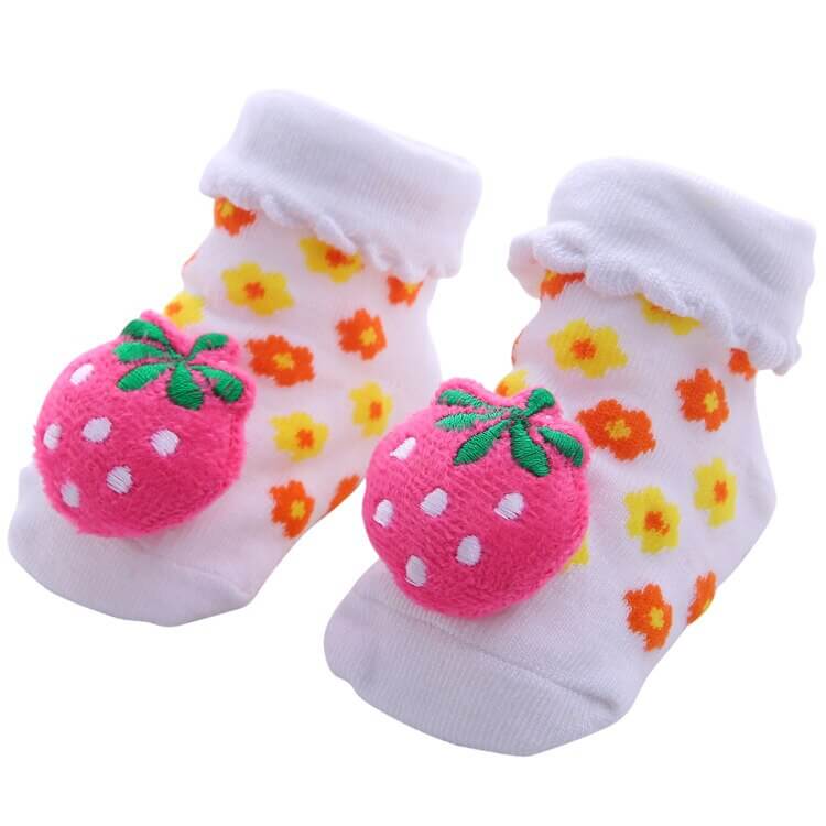 0-1 Years Spring Autumn Soft Cotton Baby Girls Socks Newborn Cartoon Animal Baby Socks Infant Baby Boy Sock Anti Slip Floor Sock - Amazhona 