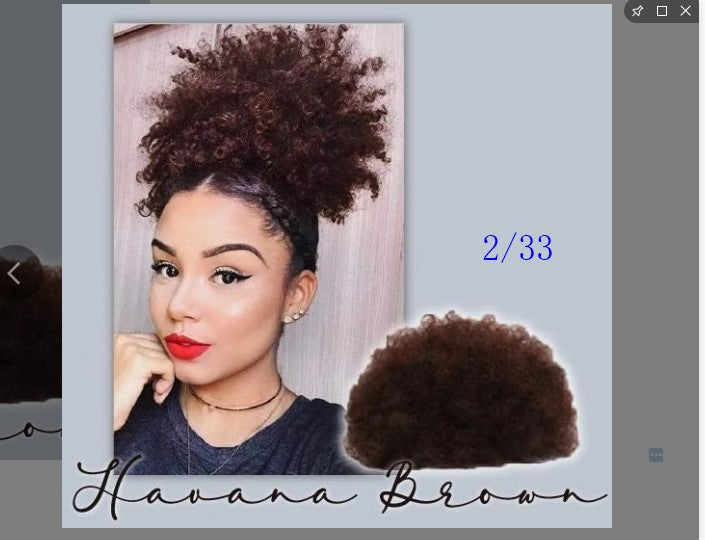 High Puff Ponytail - Amazhona 