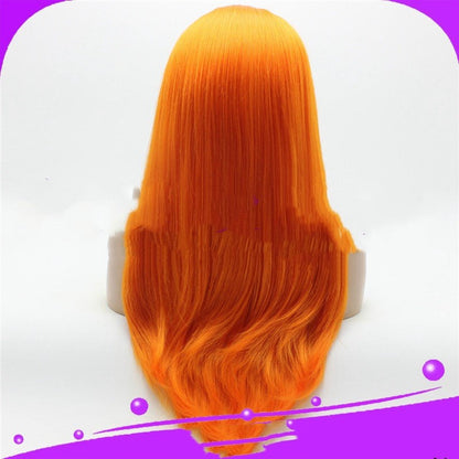 High temperature silk half hand woven straight wig - Amazhona 