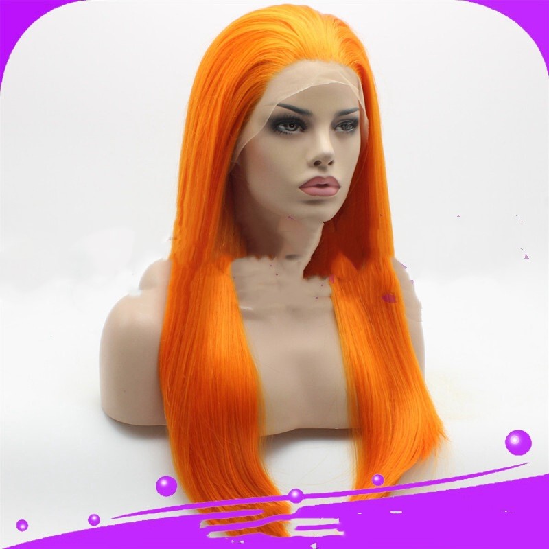 High temperature silk half hand woven straight wig - Amazhona 