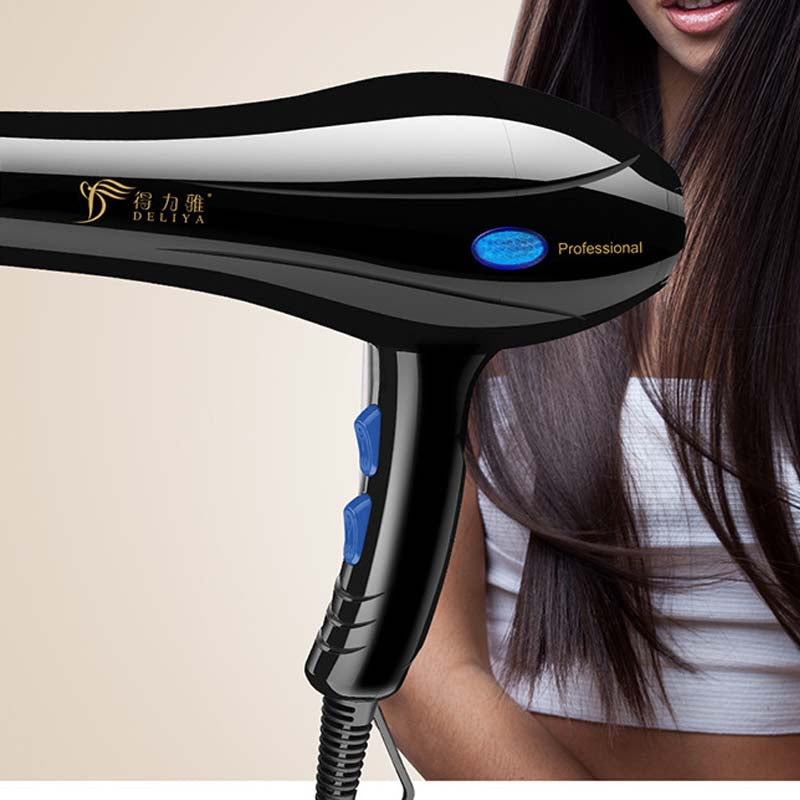 Home Hairdressing High-Power Blue Light Negative Ion Hair Dryer - Amazhona 