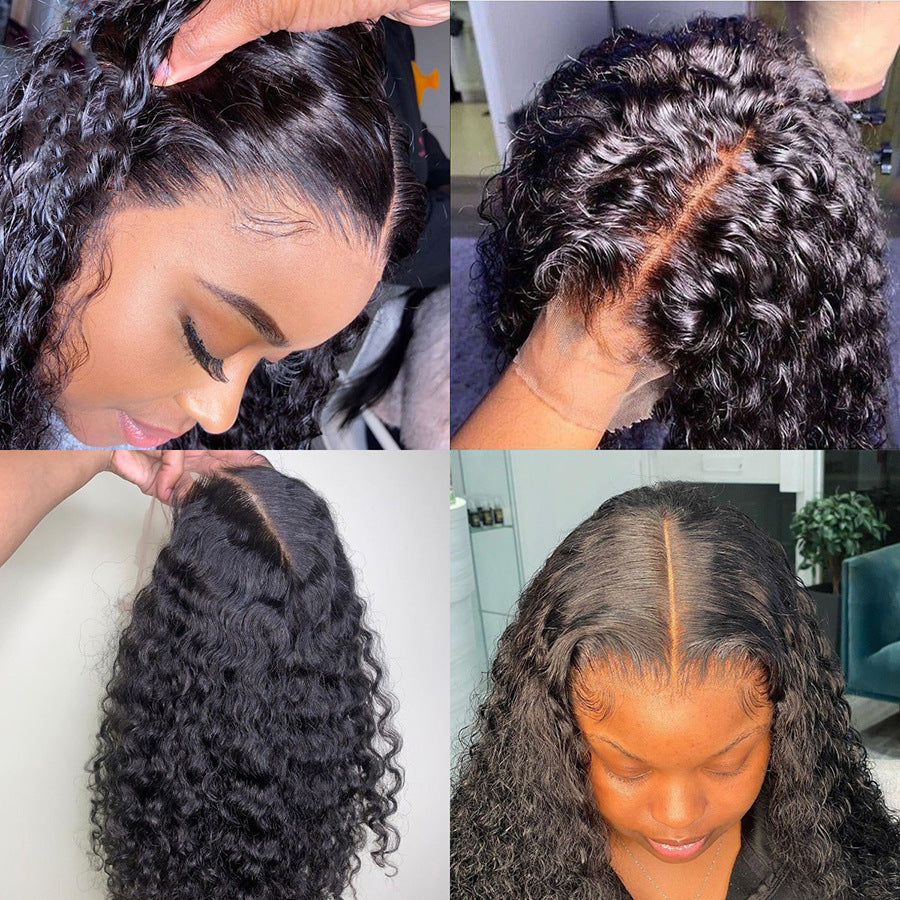 Human Hair With Small Curly Hair And Long Hair Sets - Amazhona 