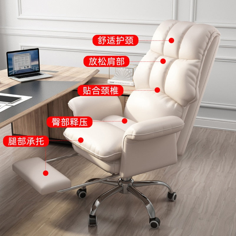 IHome Computer Chair Office Chair Gaming Chair Back Lift Swivel Chair Comfortable Sedentary Boss Chair Sofa Seat New 2022 - Amazhona 