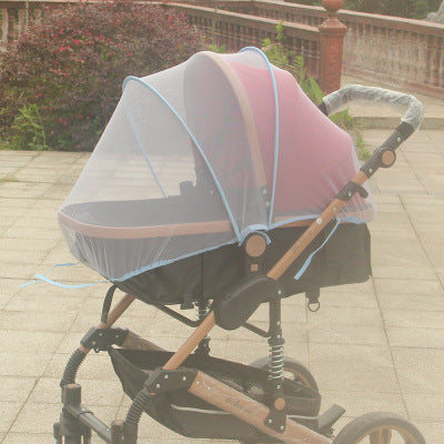 Increase baby stroller nets Baby stroller encryption full cover nets General dustproof and anti-mosquito - Amazhona 