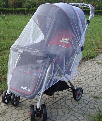 Increase baby stroller nets Baby stroller encryption full cover nets General dustproof and anti-mosquito - Amazhona 