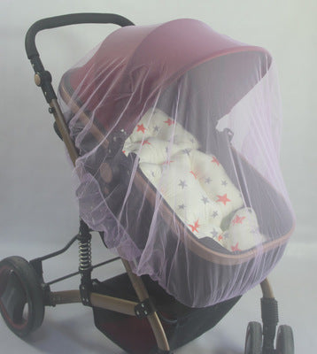 Increase baby stroller nets Baby stroller encryption full cover nets General dustproof and anti-mosquito - Amazhona 