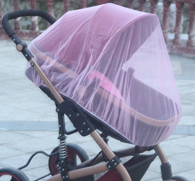 Increase baby stroller nets Baby stroller encryption full cover nets General dustproof and anti-mosquito - Amazhona 