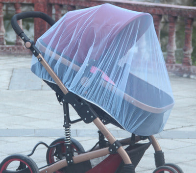 Increase baby stroller nets Baby stroller encryption full cover nets General dustproof and anti-mosquito - Amazhona 