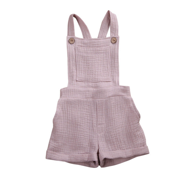 Infant Baby Toddler Bib Romper Unisex Boys Girls Bib Overall - Amazhona 