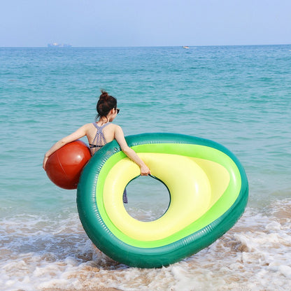 Inflatable Giant Avocado Pool Float Pool Swimming Float Swimming Ring Pool Circle Party  Buoy Toy - Amazhona 