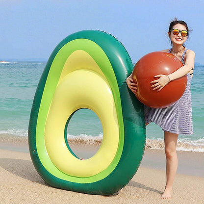 Inflatable Giant Avocado Pool Float Pool Swimming Float Swimming Ring Pool Circle Party  Buoy Toy - Amazhona 