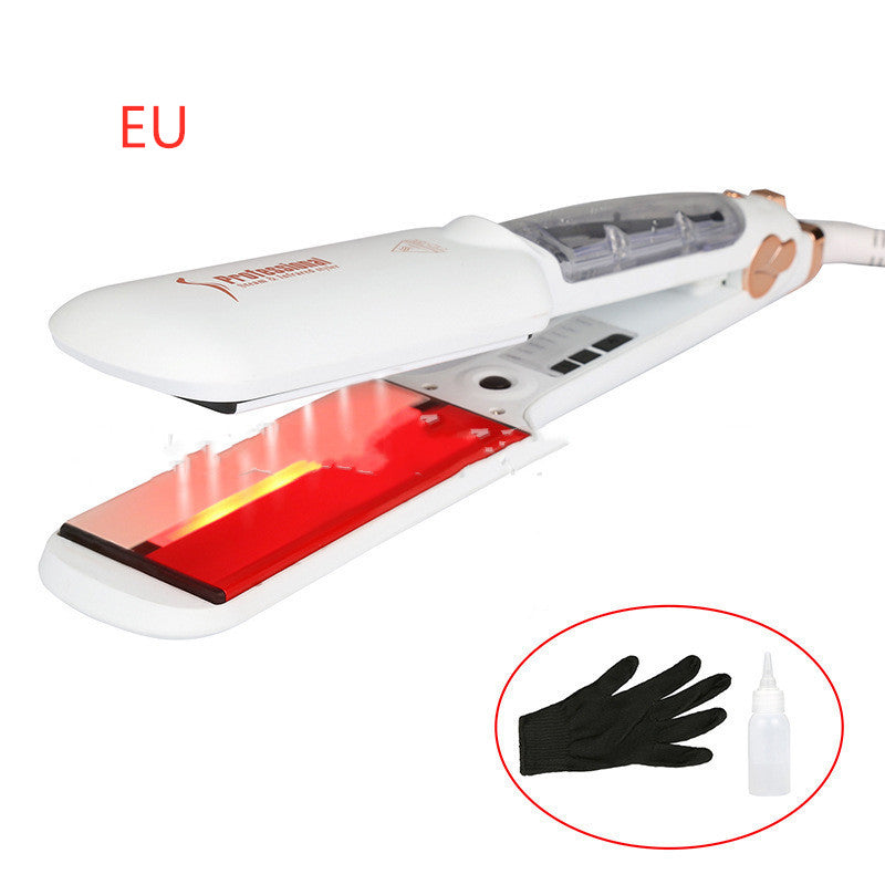 Infrared steam spray hair straightener - Amazhona 