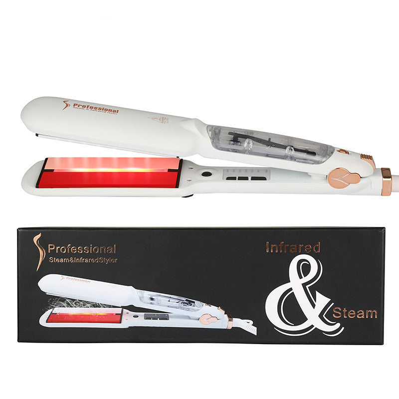 Infrared steam spray hair straightener - Amazhona 