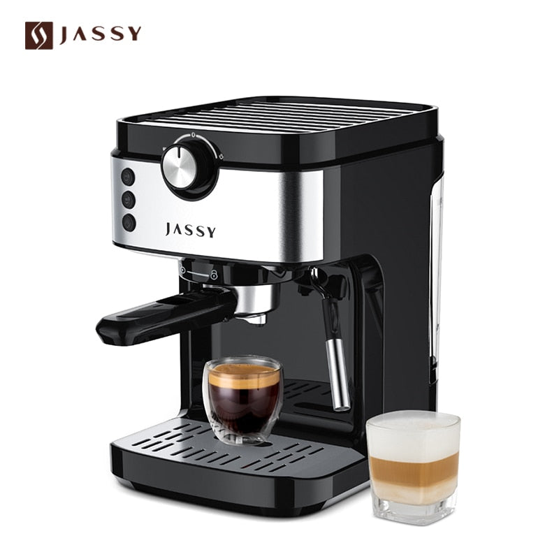 JASSY CEspresso Coffee Maker Coffee Machine 19 Bar Cappuccino Machines with Powerful Milk Frother for Home Barista,for Espresso/ - Amazhona 