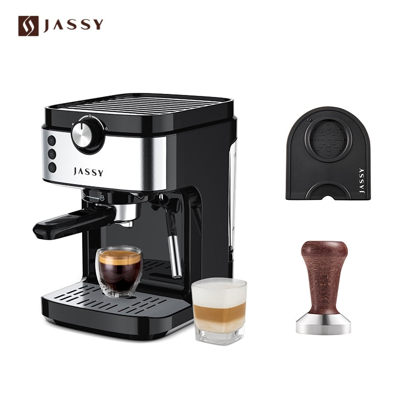 JASSY CEspresso Coffee Maker Coffee Machine 19 Bar Cappuccino Machines with Powerful Milk Frother for Home Barista,for Espresso/ - Amazhona 