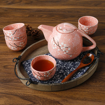 Japanese Ceramic Tea Set Set For Household Use - Amazhona 