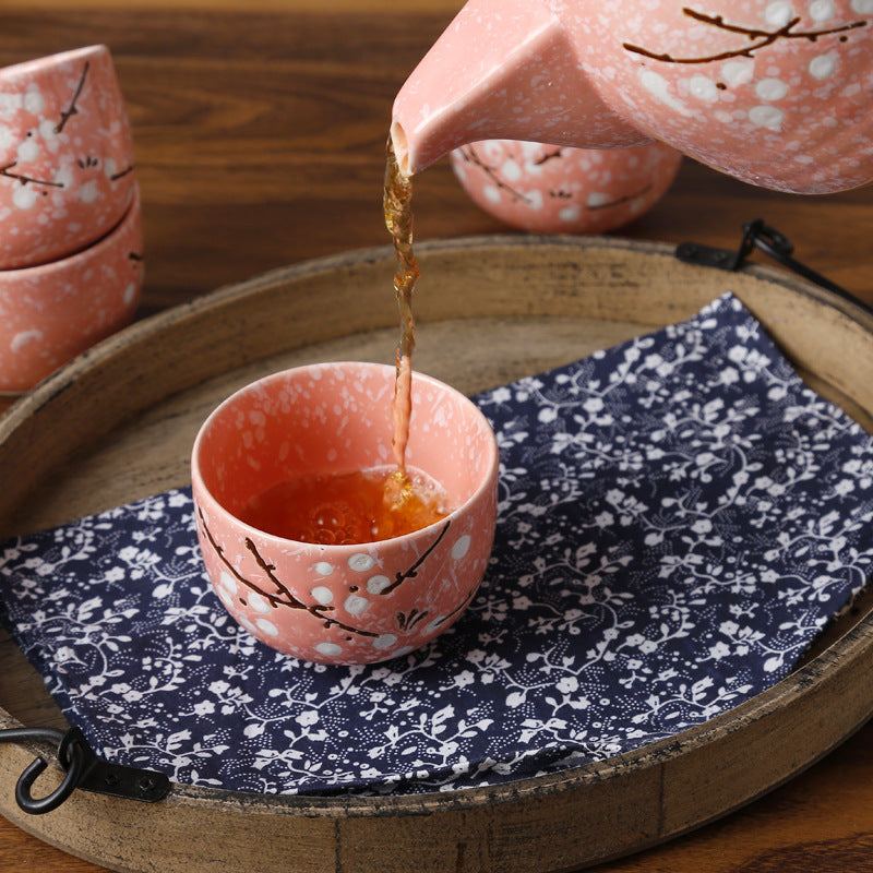 Japanese Ceramic Tea Set Set For Household Use - Amazhona 