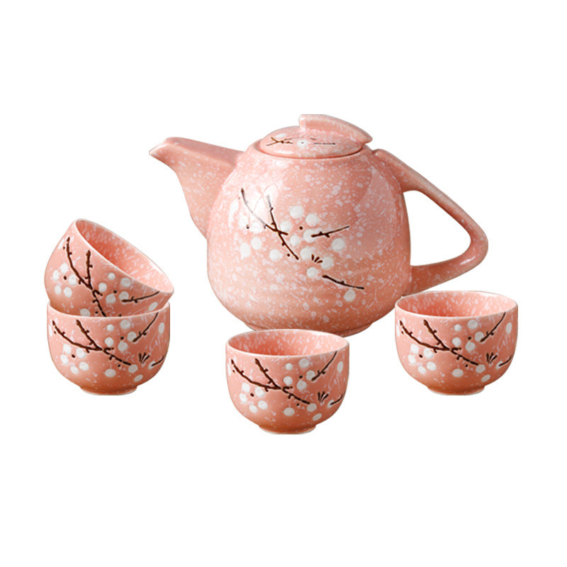 Japanese Ceramic Tea Set Set For Household Use - Amazhona 