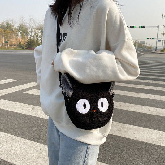 Japanese Style Kawaii Bag Women Cartoon Plush Shoulder Bag for Women 2022 New Crossbody Bag Small Phone&Purse Bag Bolsa Feminina - Amazhona 