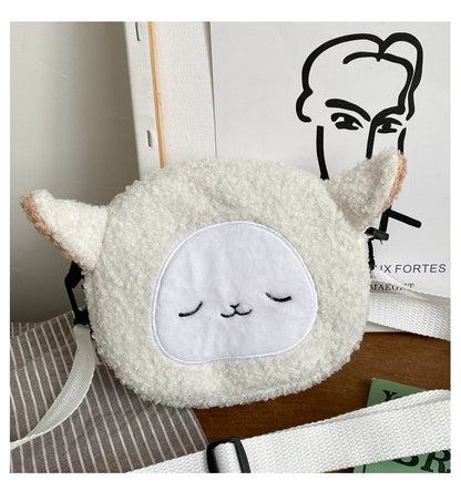 Japanese Style Kawaii Bag Women Cartoon Plush Shoulder Bag for Women 2022 New Crossbody Bag Small Phone&Purse Bag Bolsa Feminina - Amazhona 